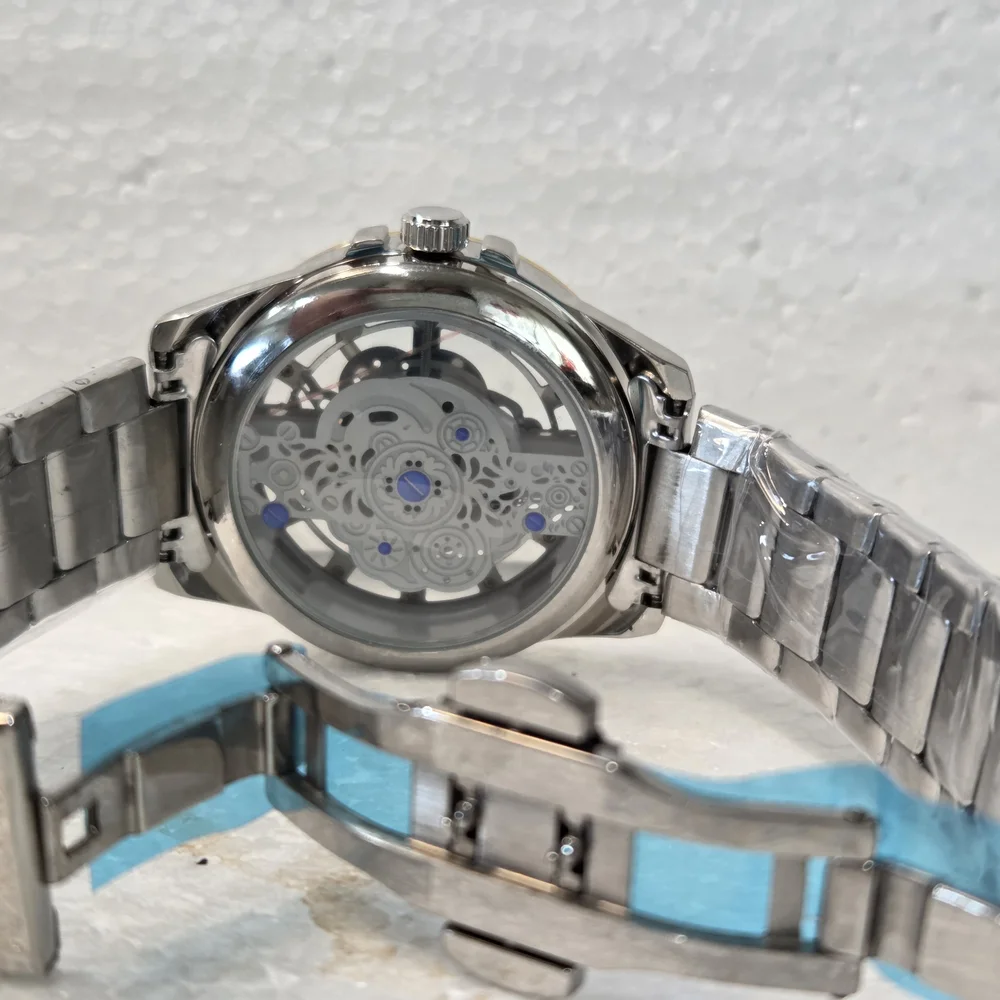 Binbond Gold and Silver See True Watch Quartz